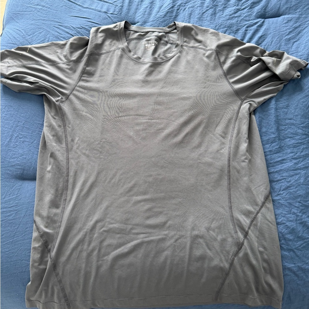 Arc'teryx Short Sleeve Gray Athletic Shirt